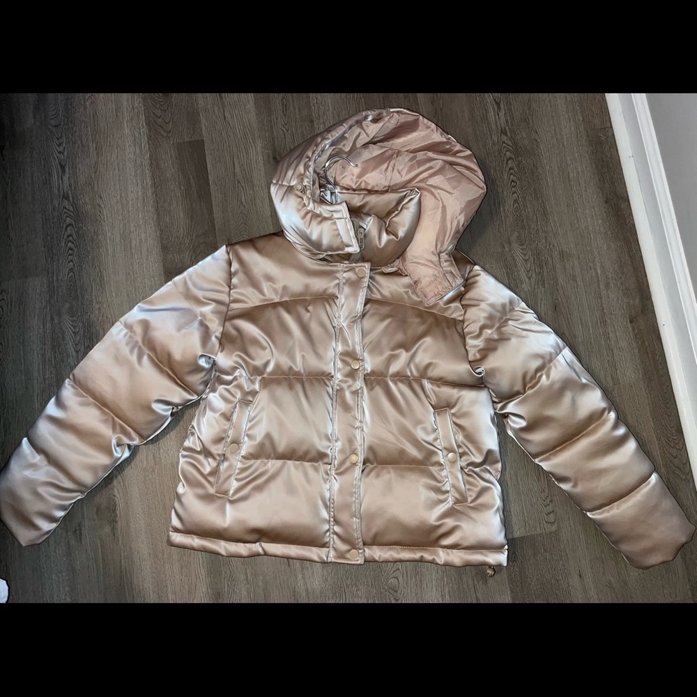 Tan Puffer Coat